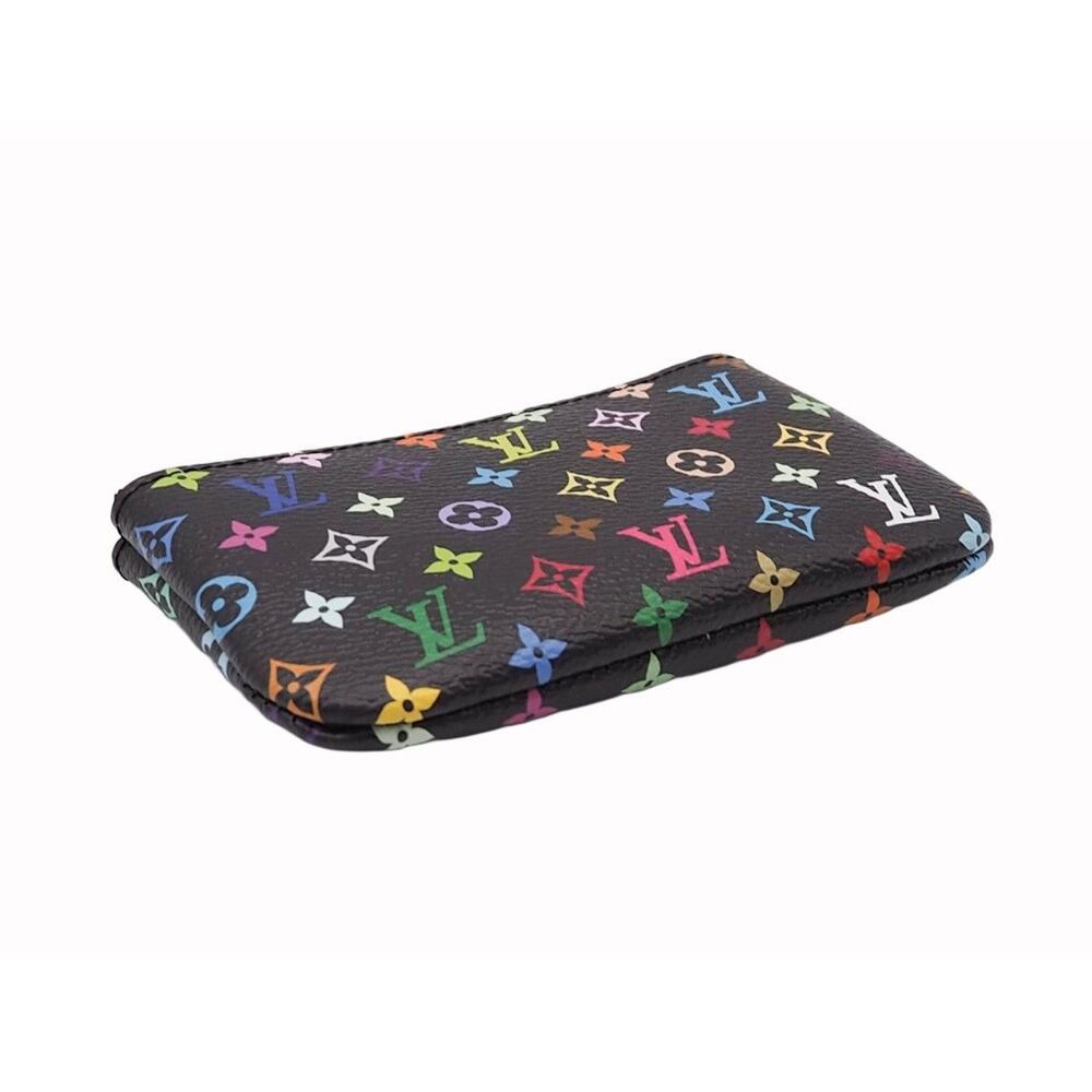 Louis Vuitton Murakami Key Pouch LV X TM Multicolor Black Cles Keychain 2025 - Picture 4 of 10